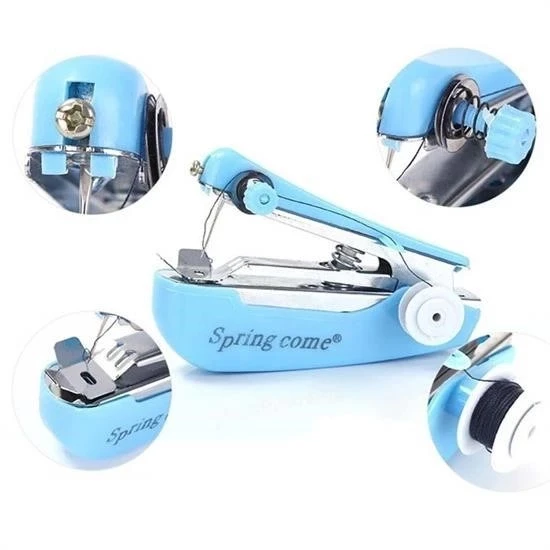 Spring Come Mini Kolay Seyehat Ve Ev Tipi El Dikiş Dikme Makinası - Resim 3