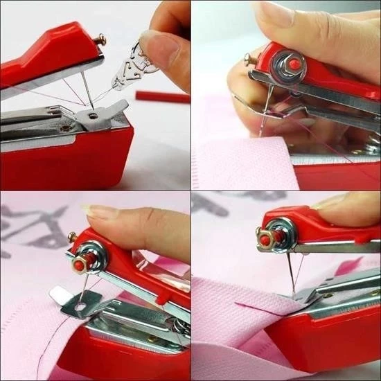 Spring Come Mini Kolay Seyehat Ve Ev Tipi El Dikiş Dikme Makinası - Resim 4