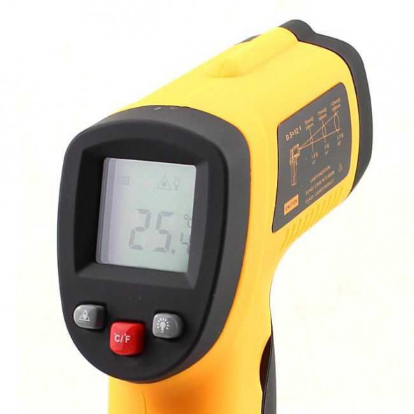 BENETECH GM300 Infrared Lazer Temassız Termometre - Resim 3