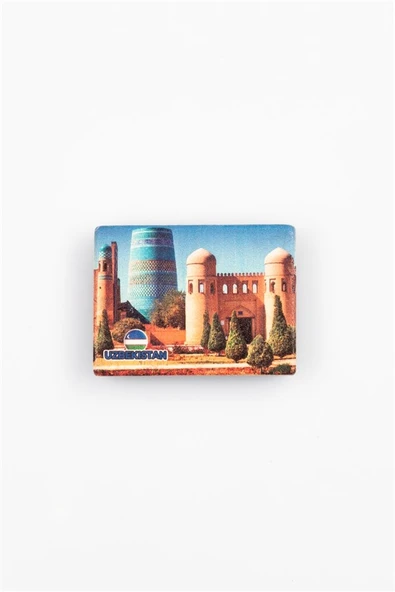 Özbekistan Temalı Taş Magnet - Resim 3