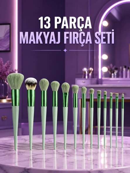 Kusursuz Makyaj İçin Yumuşak Ve Dayanıklı Makyaj Fırça Seti ürün görseli 1