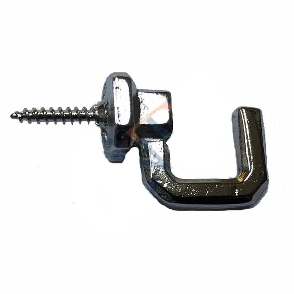 Vidalı Kanca, Askı Büyük - 15X23Mm, Nikel - 100 Adet ürün görseli 1