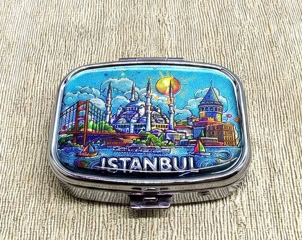 İstanbul Temalı İlaç Kutusu Alk4367 ürün görseli 1