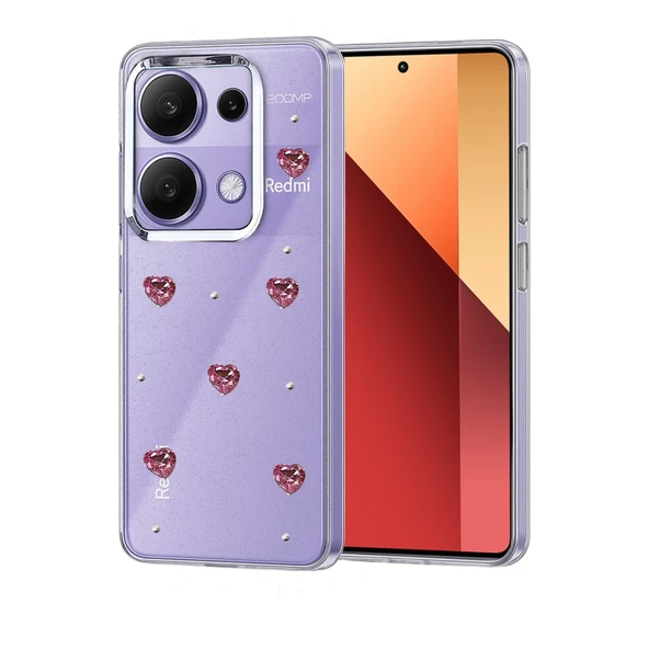 Xiaomi Redmi Note 13 Pro 4G Fiyonk Desenli Kapak - Desen 7 ürün görseli 1