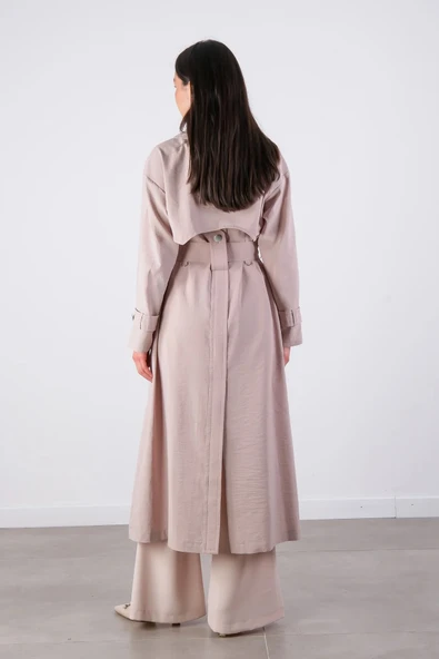 S-26-877 MASSİMO DONNA TRENÇKOT - Resim 9