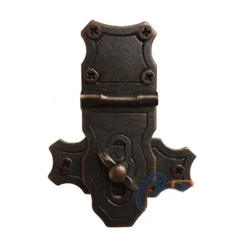 Dekoratif Anahtarlı Sandık Askısı - 40X55Mm, Oksit, 1 Adet ürün görseli 1