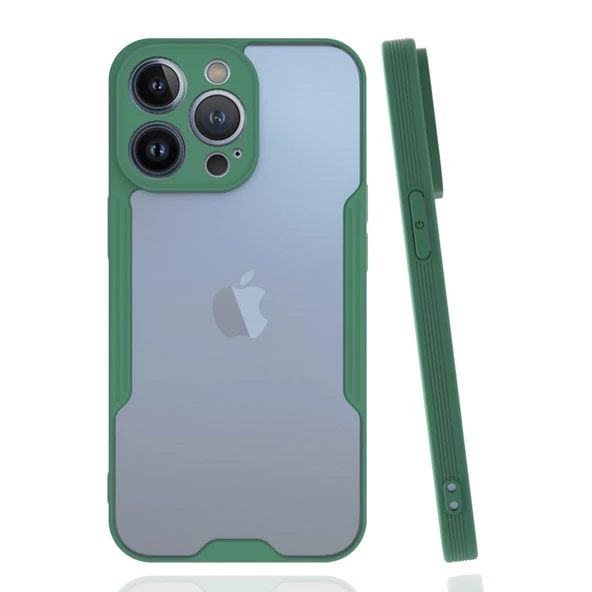 İphone 14 Pro Max Kılıf Platin Silikon - Yeşil ürün görseli 1
