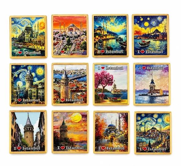 İstanbul Temalı Buzdolapı Süsü Magnet Alk5404 ürün görseli 1
