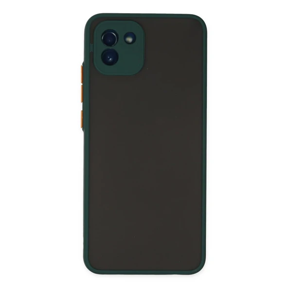 Samsung Galaxy A03 Kılıf Montreal Silikon Kapak - Yeşil ürün görseli 1