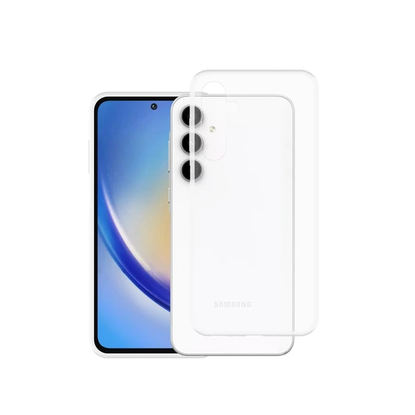 Samsung Galaxy A35 5G Kılıf Lüx Şeffaf Silikon ürün görseli 1