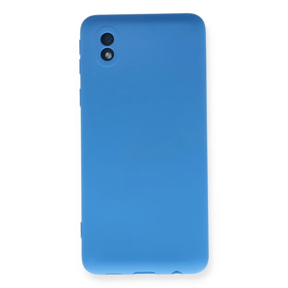 Samsung Galaxy A01 Core Kılıf Nano İçi Kadife Silikon - Mavi ürün görseli 1