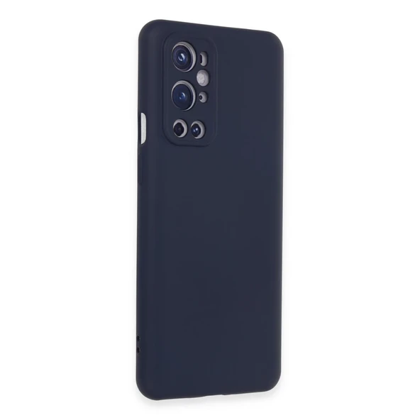 One Plus 9 Pro Kılıf Nano İçi Kadife Silikon - Lacivert ürün görseli 1