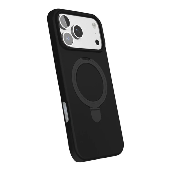 İphone 17 Pro Max Regal Magsafe Standlı Kapak - Siyah - Resim 3
