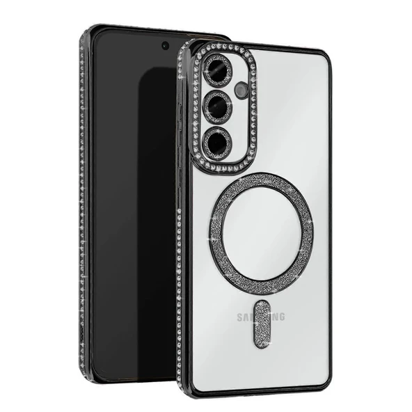 Samsung Galaxy S25 Fe Joke Simli Magneticsafe Kılıf - Siyah ürün görseli 1