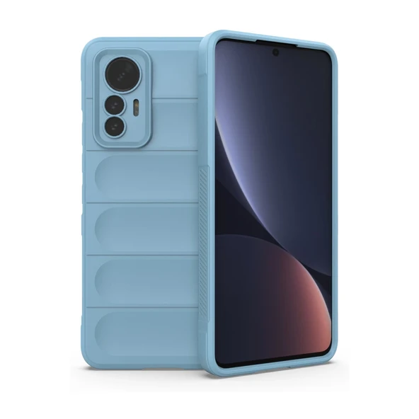 Xiaomi Mi 12 Lite Kılıf Optimum Silikon - Sky Blue ürün görseli 1