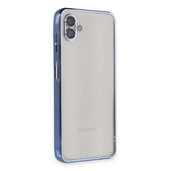Samsung Galaxy A04 Kılıf Razer Lensli Silikon - Açık Mavi ürün görseli 1