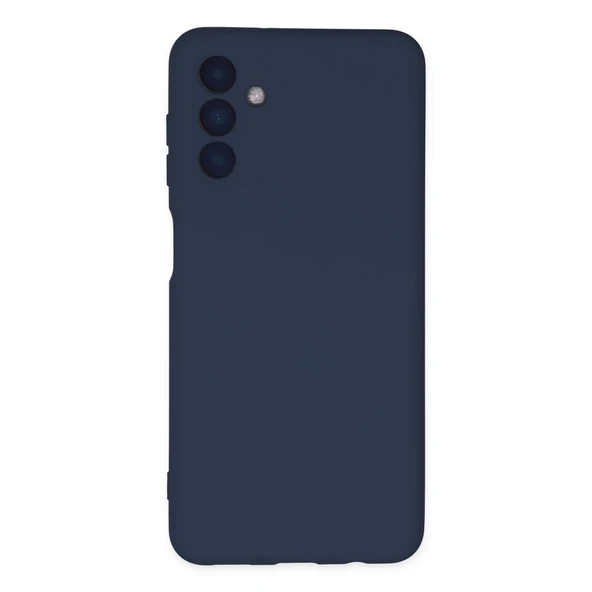 Samsung Galaxy A04S Kılıf Nano İçi Kadife Silikon - Lacivert ürün görseli 1