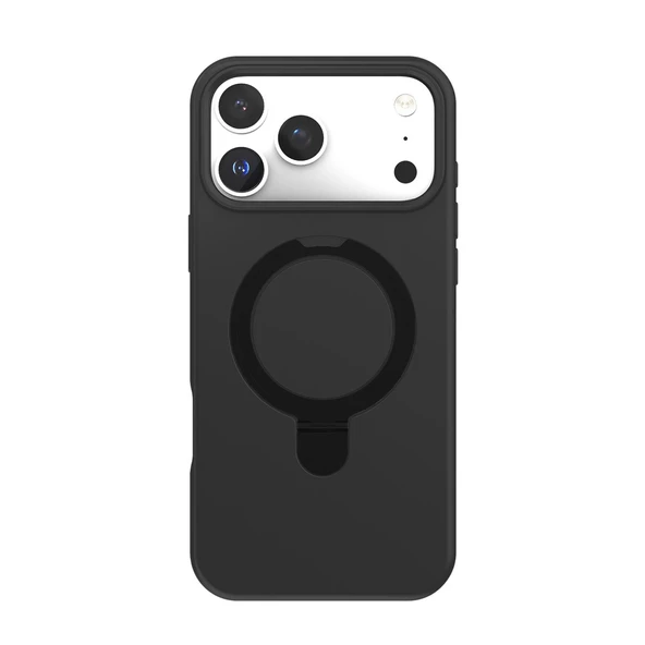 İphone 17 Pro Max Regal Magsafe Standlı Kapak - Siyah - Resim 2