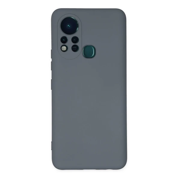 İnfinix Hot 11S Kılıf Nano İçi Kadife Silikon - Gri ürün görseli 1