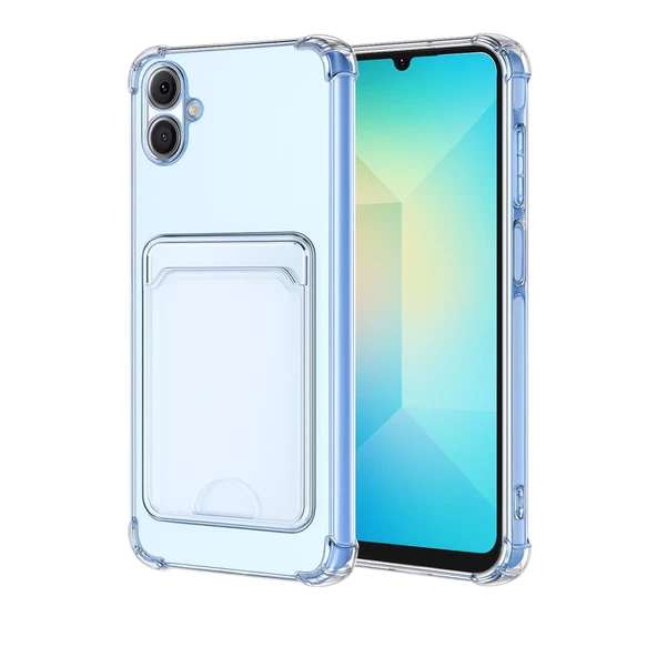Samsung Galaxy A07 4G Kart Şeffaf Silikon - Şeffaf ürün görseli 1