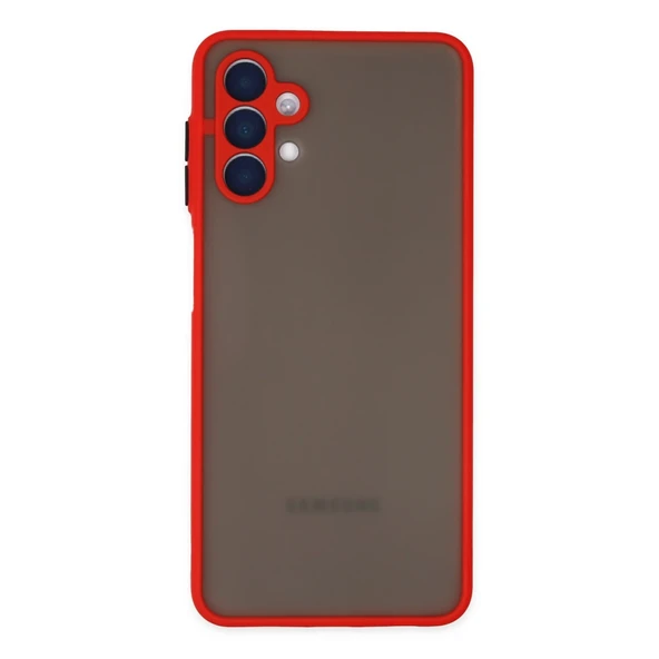 Samsung Galaxy A04S Kılıf Montreal Silikon Kapak - Kırmızı ürün görseli 1