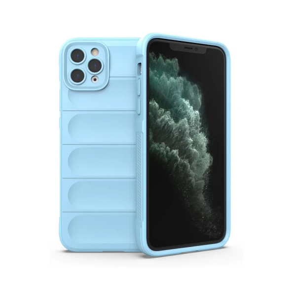 İphone 11 Pro Max Kılıf Optimum Silikon - Sky Blue ürün görseli 1