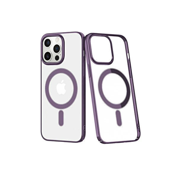 İphone 13 Pro Max Kılıf Element Magneticsafe Sert Kapak - Derin Mor ürün görseli 1