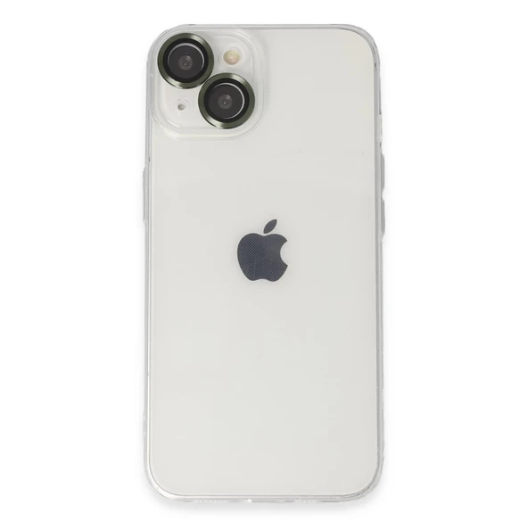 İphone 14 Kılıf Luko Lens Silikon - Yeşil ürün görseli 1