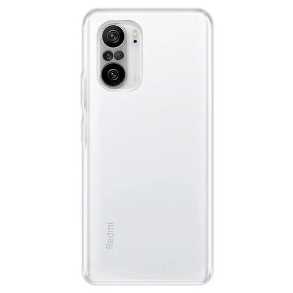 Xiaomi Poco F3 Kılıf Deluxe 2Mm Şeffaf Silikon - Şeffaf ürün görseli 1