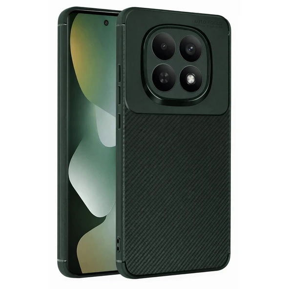 Xiaomi Redmi Note 15 Pro 4G Auto Focus Karbon Kapak - Koyu Yeşil ürün görseli 1