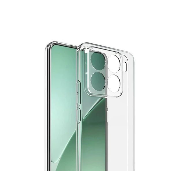 Xiaomi Mi 15T Pro Lüx Şeffaf Silikon - Şeffaf - Resim 2