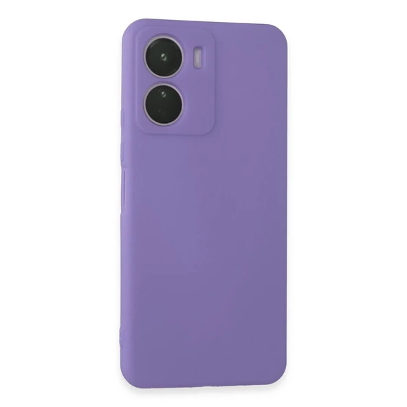 Vivo Y16 Kılıf First Silikon - Lila ürün görseli 1