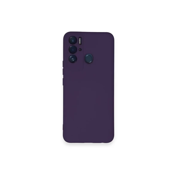 Tecno Pova Neo Kılıf Nano İçi Kadife Silikon - Mor ürün görseli 1