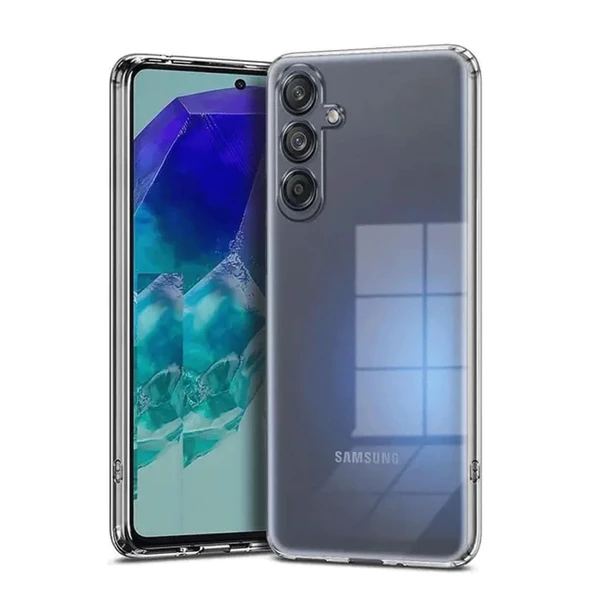 Samsung Galaxy A56 Kılıf Lüx Şeffaf Silikon - Resim 2