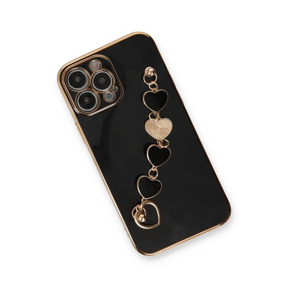 İphone 14 Pro Kılıf Esila Silikon - Siyah - Resim 3