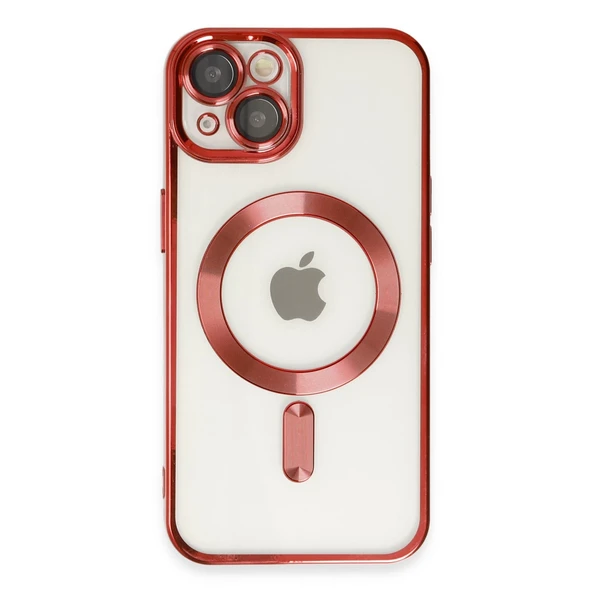 İphone 14 Kılıf Kross Magneticsafe Kapak - Kırmızı ürün görseli 1