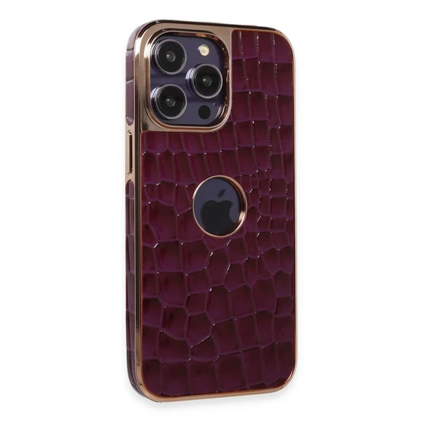 İphone 14 Pro Kılıf Snake Kapak - Derin Mor ürün görseli 1
