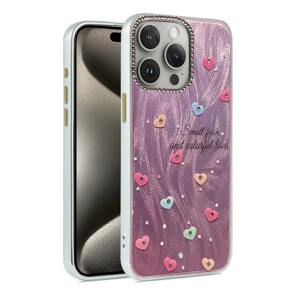 İphone 15 Pro Max Kılıf Blade Aynalı Desenli Kapak - Desen 8 ürün görseli 1