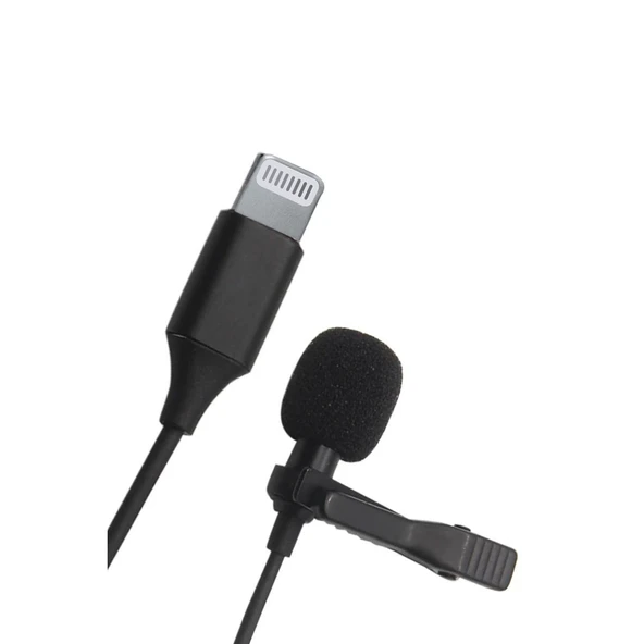 Lightning 2 Metre Double Mikrofon - Siyah - Resim 2