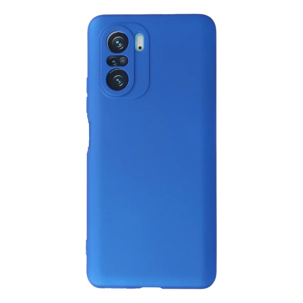 Xiaomi Poco F3 Kılıf First Silikon - Mavi ürün görseli 1