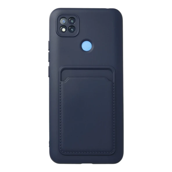 Xiaomi Redmi 9C Kılıf Kelvin Kartvizitli Silikon - Lacivert ürün görseli 1