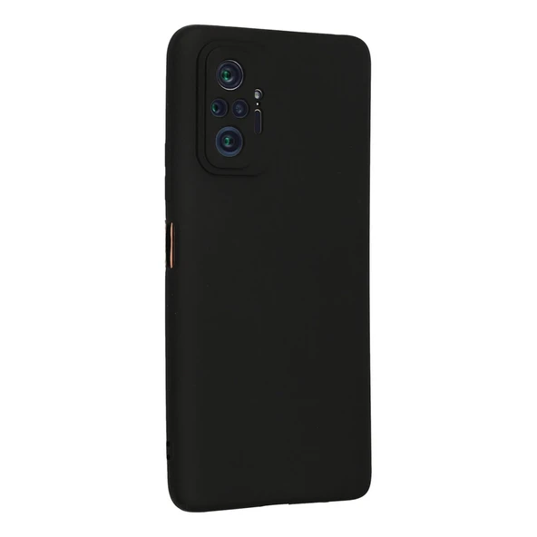 Xiaomi Redmi Note 10 Pro Kılıf First Silikon - Siyah - Resim 3