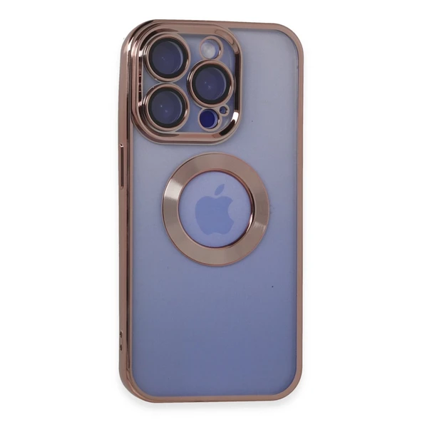 İphone 15 Pro Max Kılıf Slot Silikon - Rose Gold ürün görseli 1
