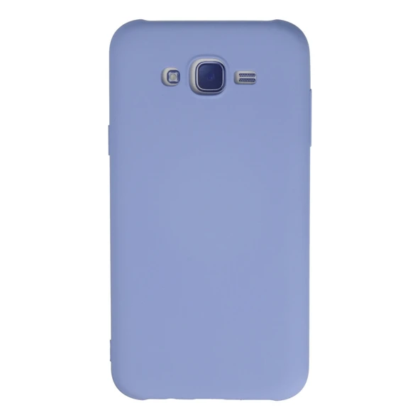 Samsung Galaxy J7 Kılıf Nano İçi Kadife Silikon - Lila ürün görseli 1