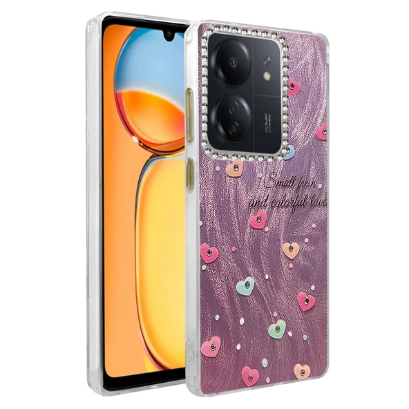 Xiaomi Redmi 13C Kılıf Blade Aynalı Desenli Kapak - Desen 8 ürün görseli 1