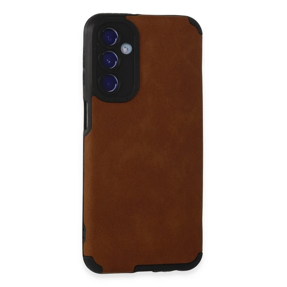 Samsung Galaxy M34 5G Kılıf Loop Deri Silikon - Kahverengi ürün görseli 1