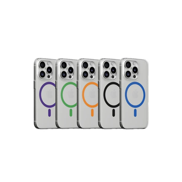 Joko İphone 14 Pro Kılıf Bubble Magsafe Kapak - Mor - Resim 3