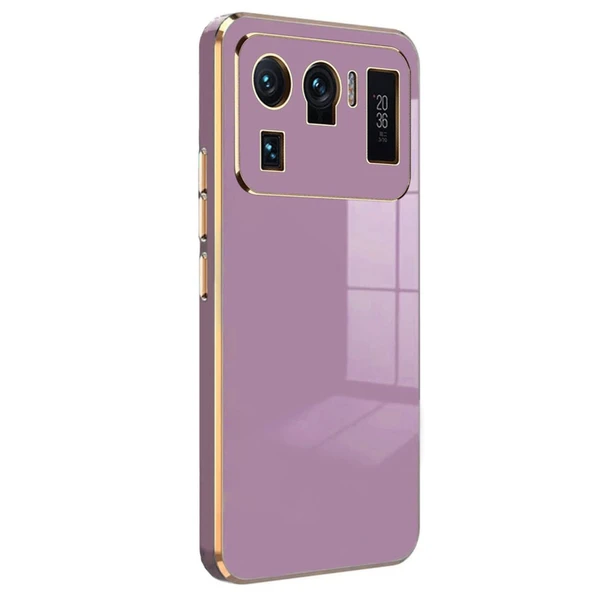 Xiaomi Mi 11 Ultra Kılıf Volet Silikon - Mor ürün görseli 1
