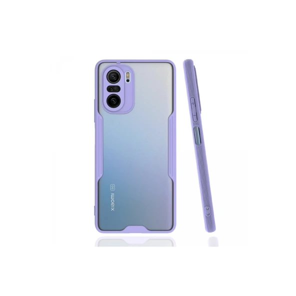 Xiaomi Poco F3 Kılıf Platin Silikon - Lila ürün görseli 1