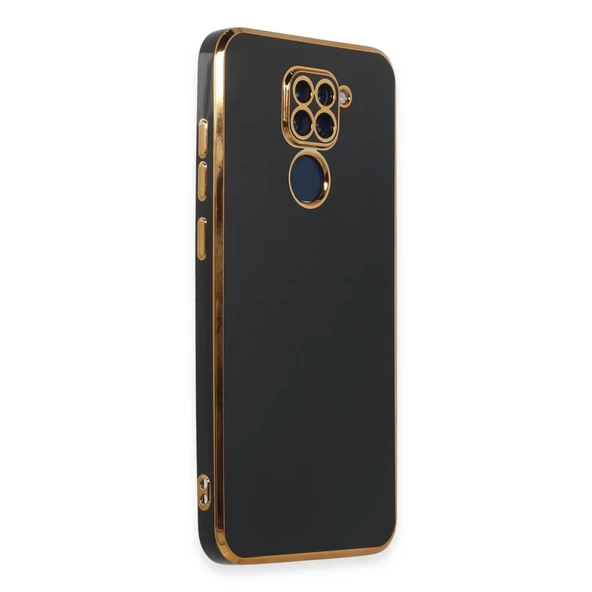 Xiaomi Redmi Note 9 Kılıf Volet Silikon - Siyah - Resim 2